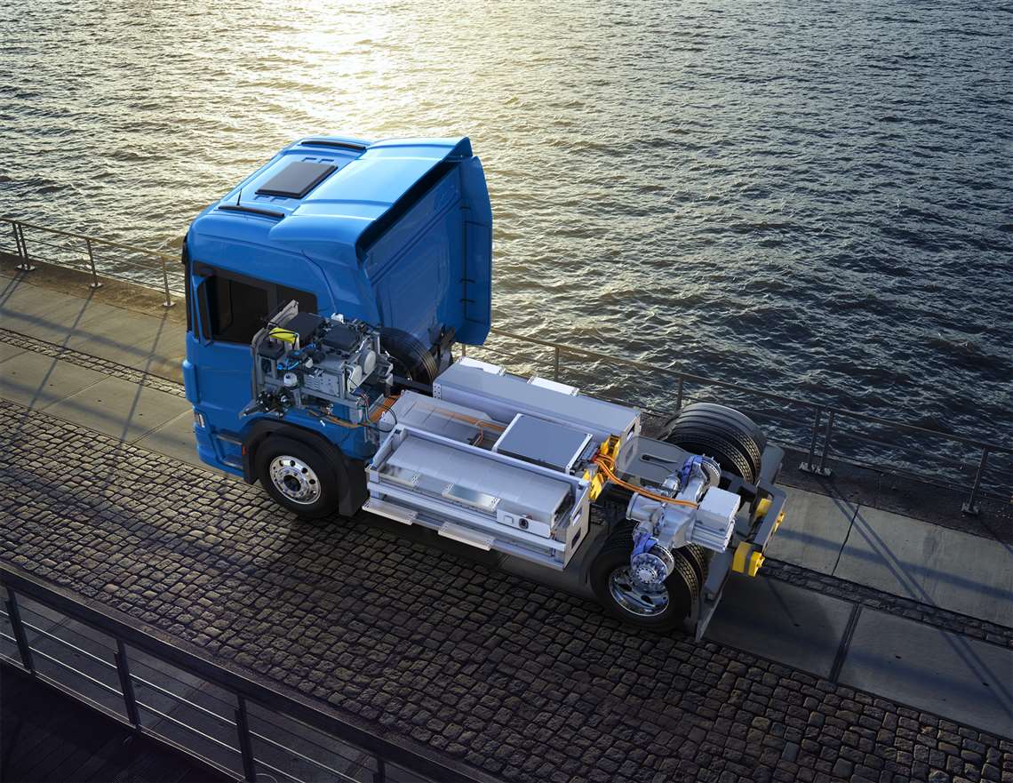 Meritor's electric powertrain system for commercial vehicles