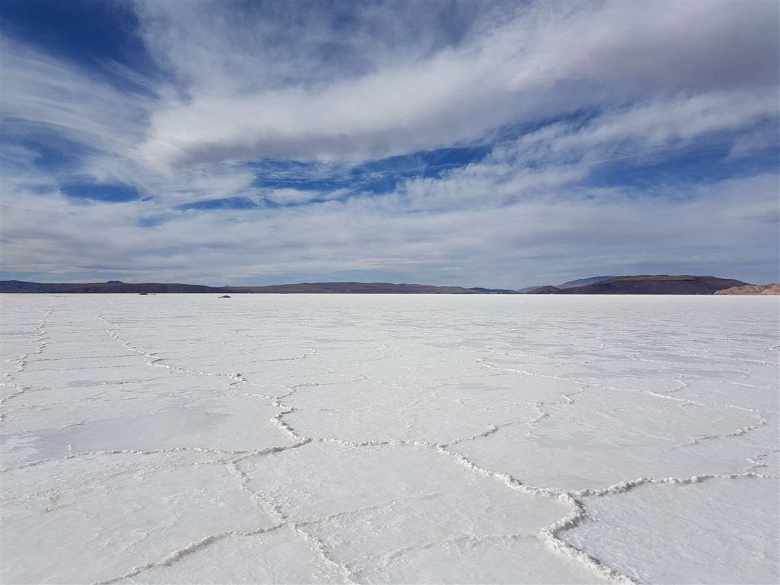 Salt lake for lithium