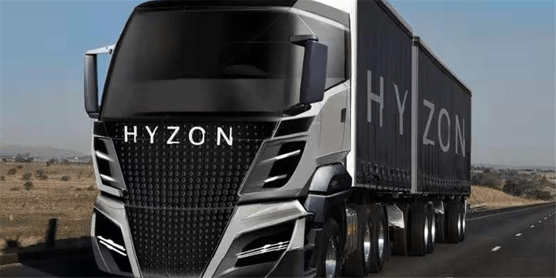 Hyzon fuel cell vehicle 