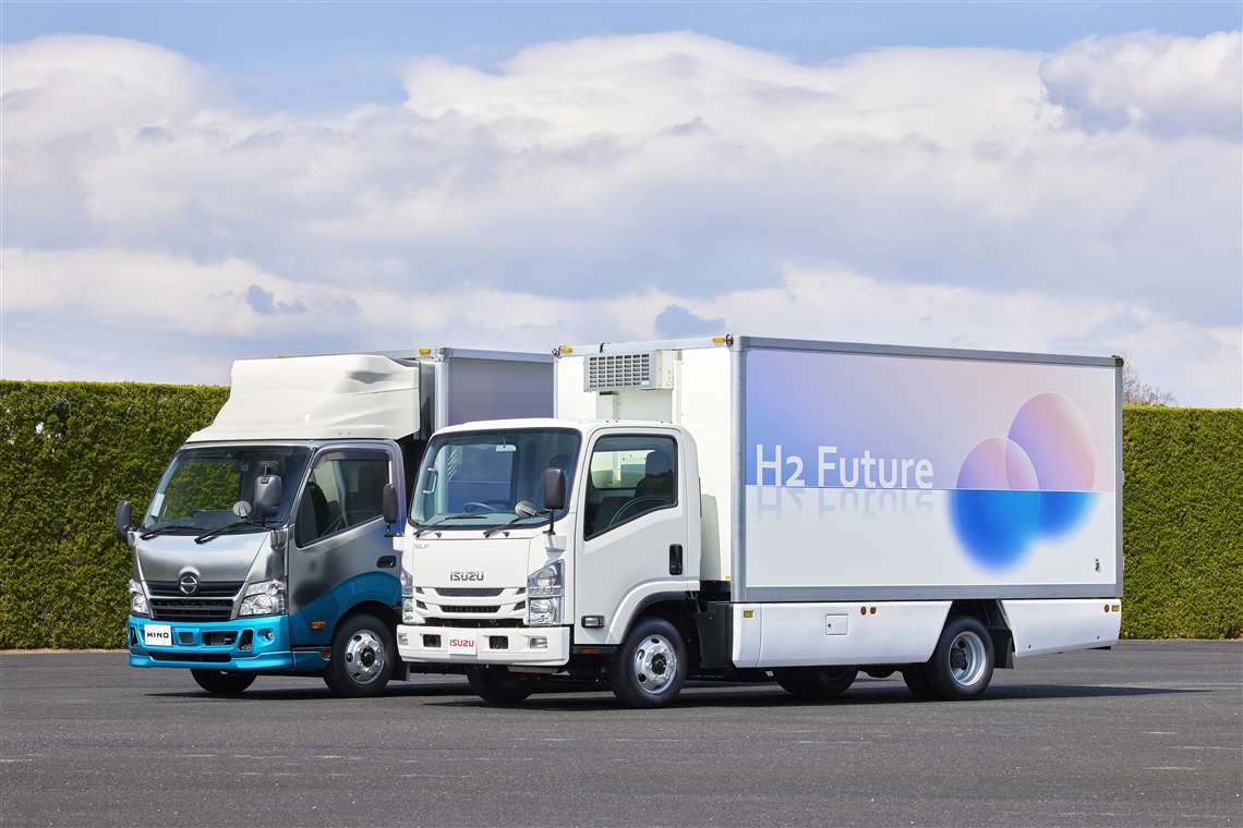 Hydrogen delivery trucks