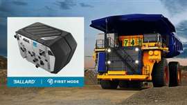 Ballard fuel cell for mining trucks