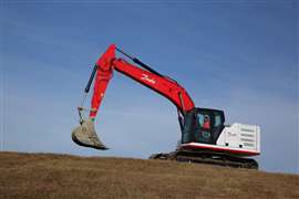 Danfoss excavator similar to the example which will be electrified