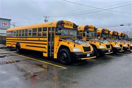 Boston Public Schools puts 20 Blue Bird electric buses into service