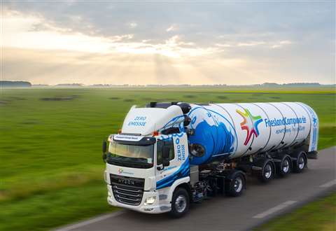Hyzon 55-ton milk truck