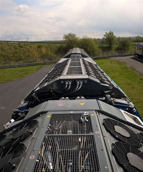 Cummins' fuel cell-powered train