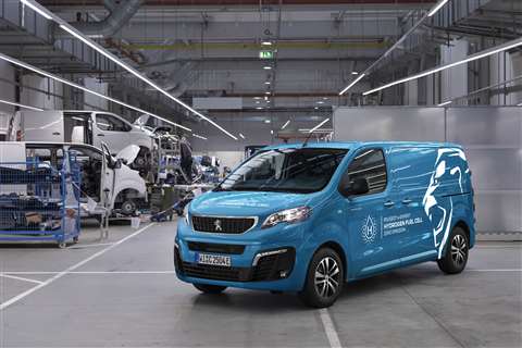 The Peugeot e-Expert fuel cell variant