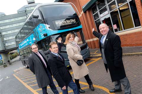 Battery electric bus in Coventry