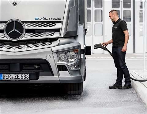 Daimler Trucks charging park