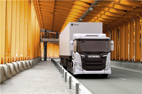 Scania heavy-duty electric truck