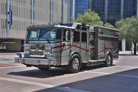 Spartan Emergency Response Vector electric fire trucks