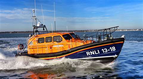 Peel Lifeboat Station's new Shannon class vessel