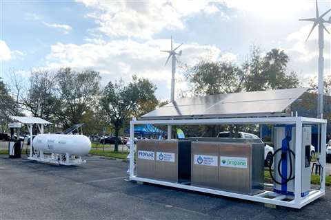 Propane Fueling Solutions dual-purpose refueling station
