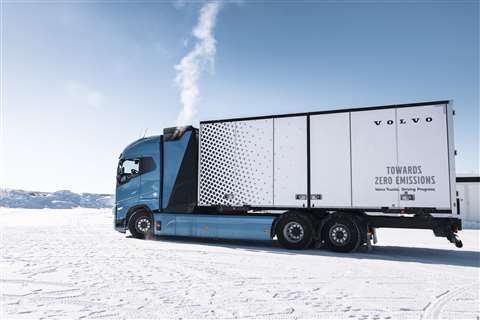 Volvo fuel cell trucks